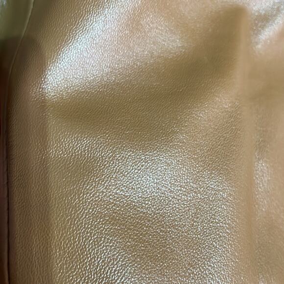 Valerie Stevens S cognac colored butter soft 2 button all leather blazer euc - Picture 13 of 13